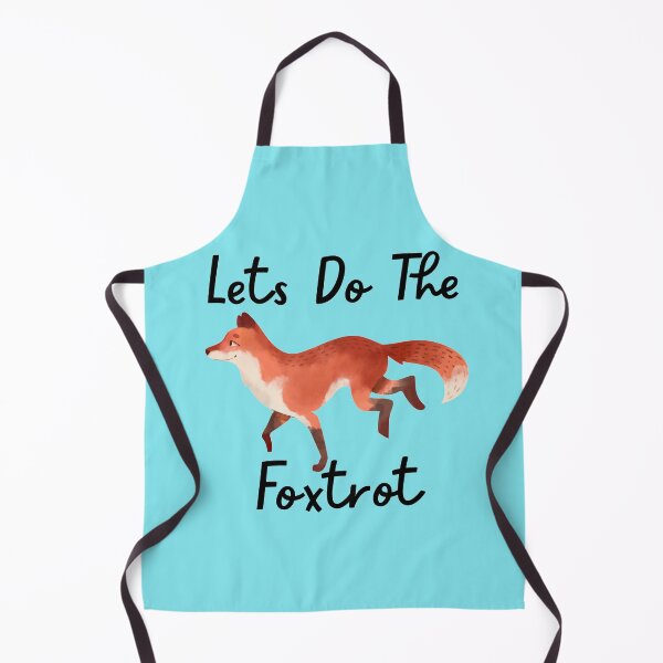 Item preview, Lets Do The Foxtrot blue version designed and sold by Cora Gregory.
