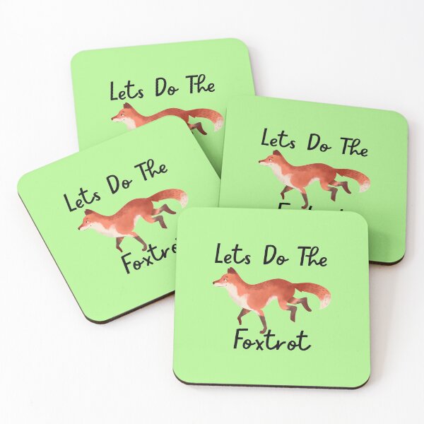 Item preview, Lets Do The Foxtrot green version designed and sold by Cora Gregory.