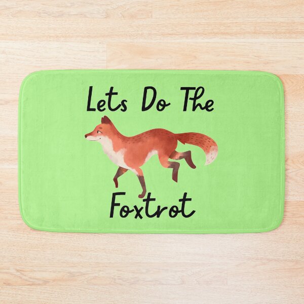 Item preview, Lets Do The Foxtrot green version designed and sold by Cora Gregory.