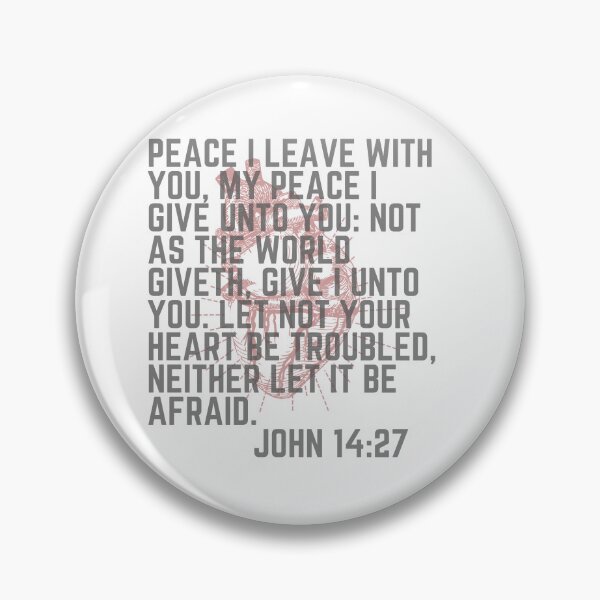 Item preview, John 14:27 PEACE I leave with you || Christian clothing || Christian life || Scripture || Kacie O'Neill Designs  designed and sold by kacieoneill.