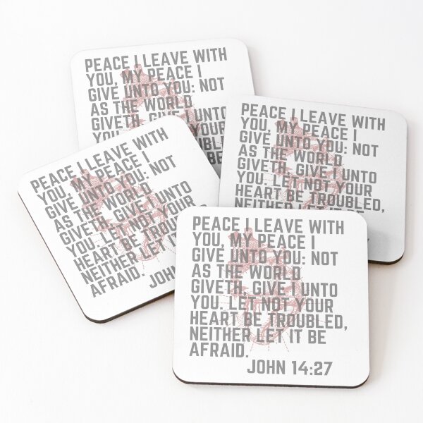 Item preview, John 14:27 PEACE I leave with you || Christian clothing || Christian life || Scripture || Kacie O'Neill Designs  designed and sold by kacieoneill.