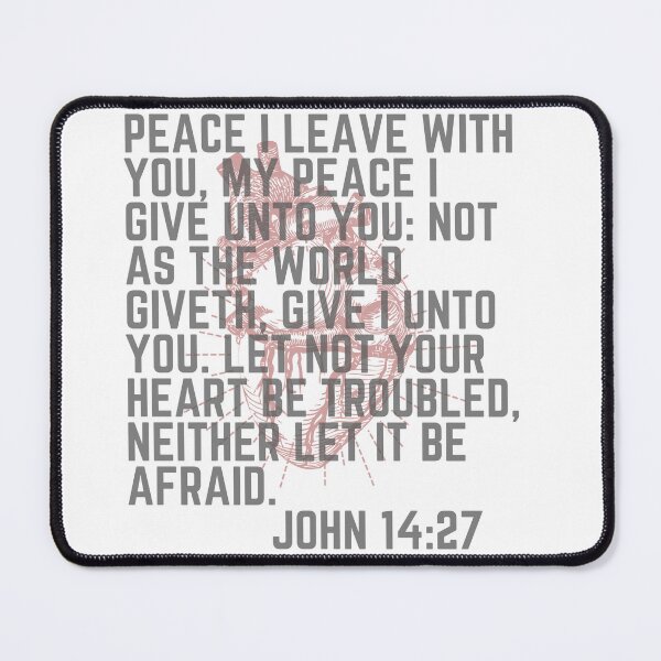 Item preview, John 14:27 PEACE I leave with you || Christian clothing || Christian life || Scripture || Kacie O'Neill Designs  designed and sold by kacieoneill.