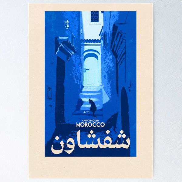 Item preview, Travel Posters - Chefchaouen Morocco designed and sold by ruiricardo.