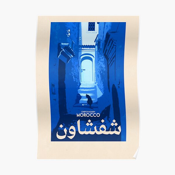 Affiches de voyage - Chefchaouen Maroc Poster