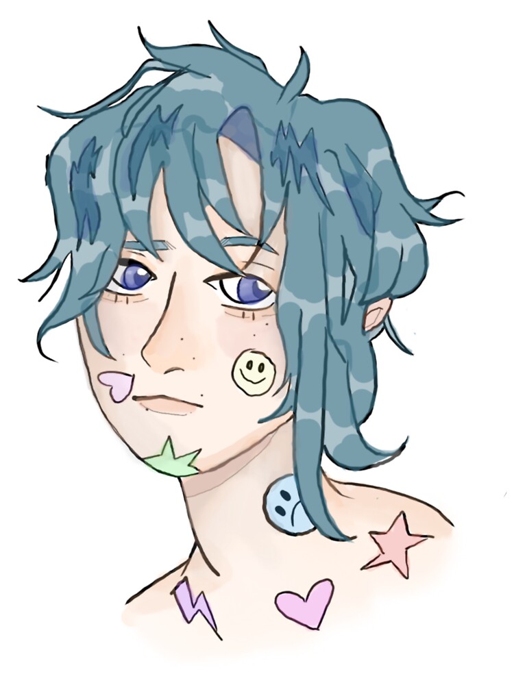 "Sticker anime boy" Sticker by Alissaa1 Redbubble