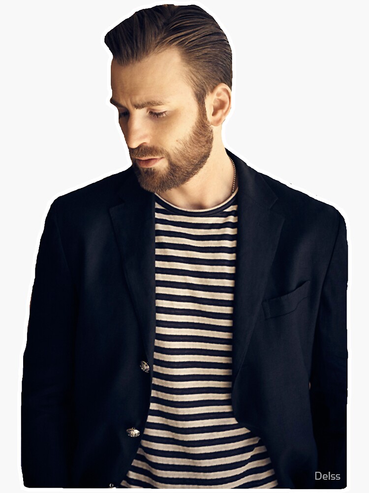 "Chris Evans" Sticker by Delss Redbubble