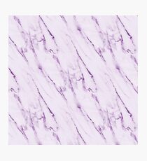 Purple Marble Pattern Photographic Print