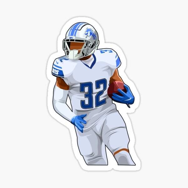 Youth Detroit Lions D'Andre Swift #32 Royal Game Jersey