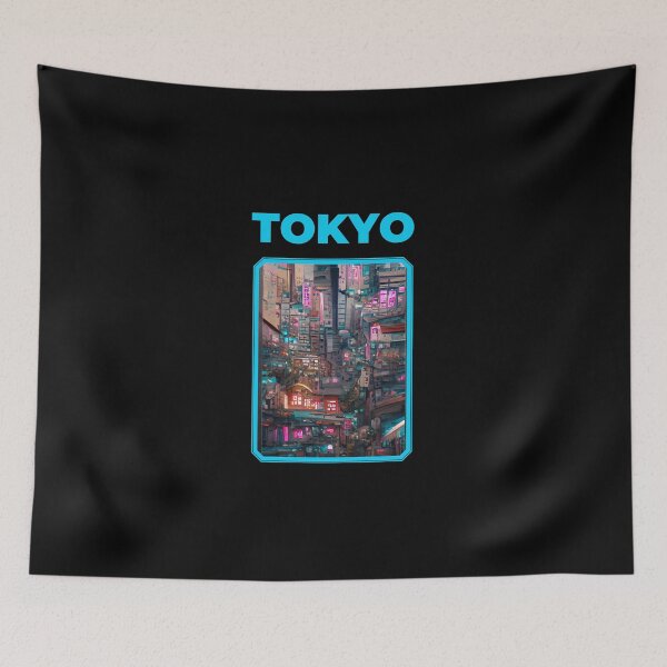 Item preview, Cyberpunk Tokyo City Abstract Sci- Fi Design designed and sold by patricklevar.
