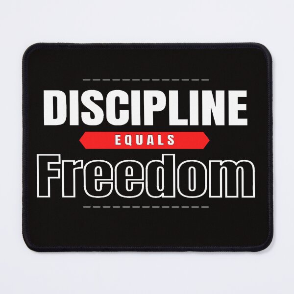 Item preview, Discipline Equals Freedom Jocko Willink Quote designed and sold by HootVault.