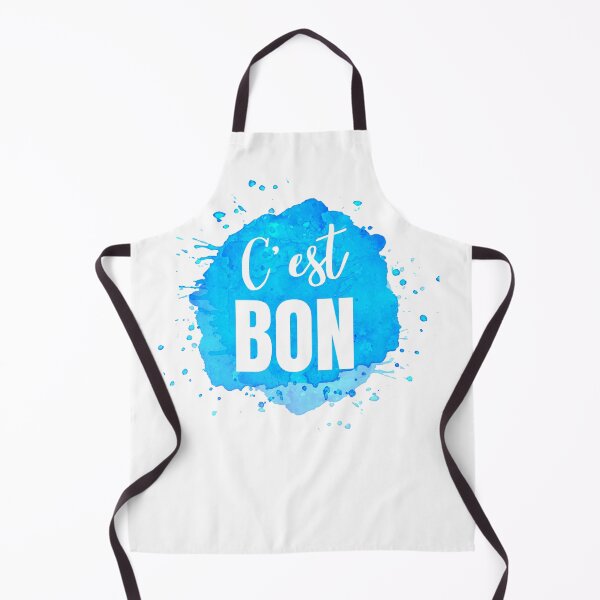 Aperçu de l'œuvre C'est Bon Blue Phrase française pour c'est bon créée et vendue par JanesCreations.