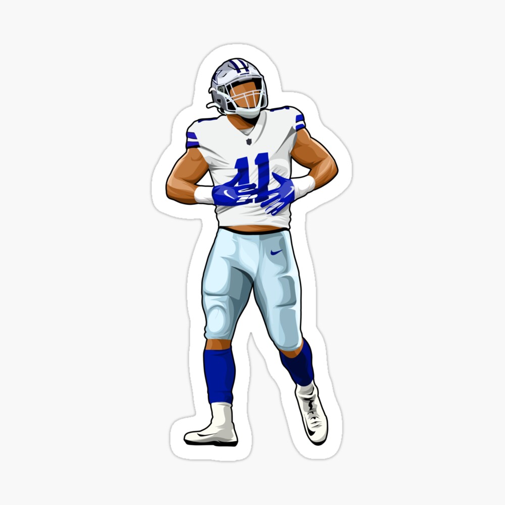 Micah Parsons Dallas Cowboys Football Illustrated Art Poster 