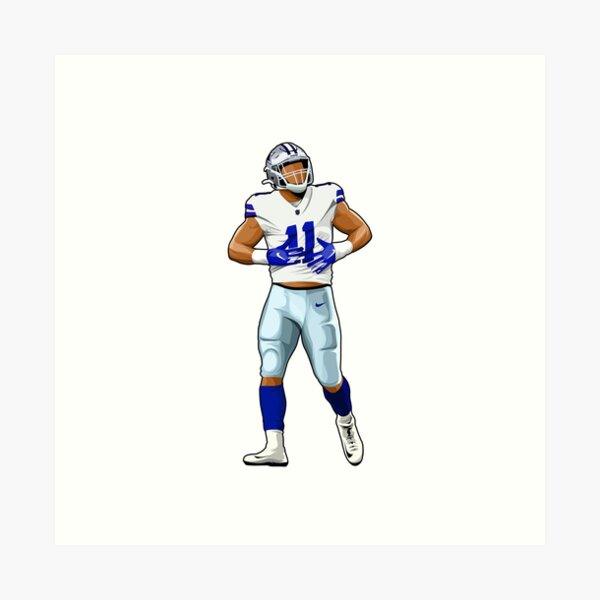 caricature of Micah Parsons Metal Print for Sale by evonte