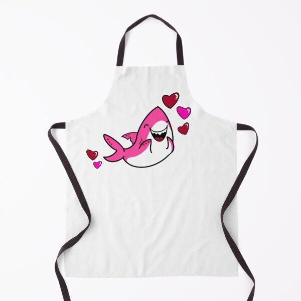 Item preview, Cute Pink Shark with Hearts designed and sold by Impossiblygood.