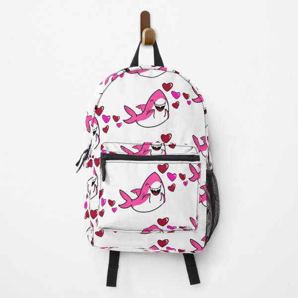 Item preview, Cute Pink Shark with Hearts designed and sold by Impossiblygood.