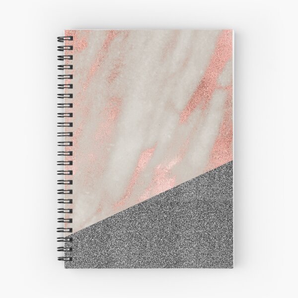 Item preview, Rose gold marble - charcoal sparkle designed and sold by marbleco.