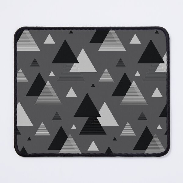 Item preview, Geometric Triangle Pattern Monochrome designed and sold by ColorPopArtBoutique.