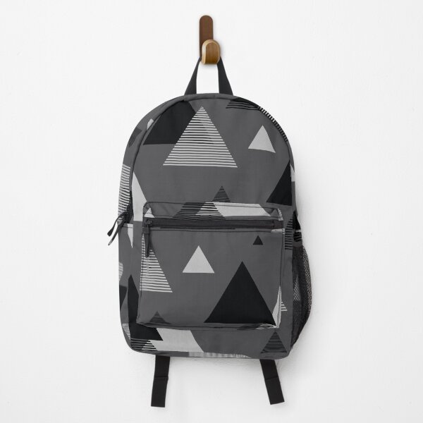 Item preview, Geometric Triangle Pattern Monochrome designed and sold by ColorPopArtBoutique.