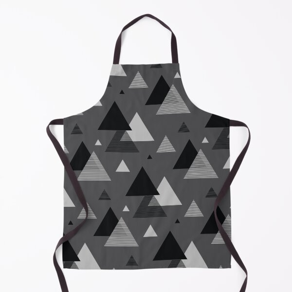 Item preview, Geometric Triangle Pattern Monochrome designed and sold by ColorPopArtBoutique.