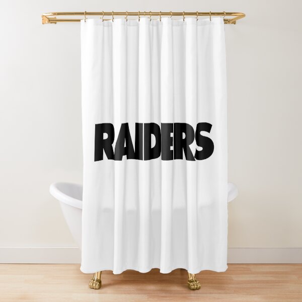 Raiders-Wordmark Shower Curtain for Sale by denidesign1