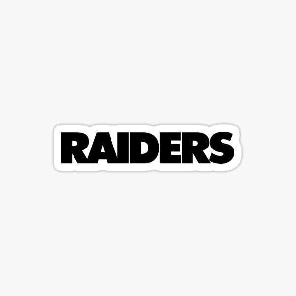 Las Vegas Football Raiders Set of 6 Removable Wall Decal Stickers 