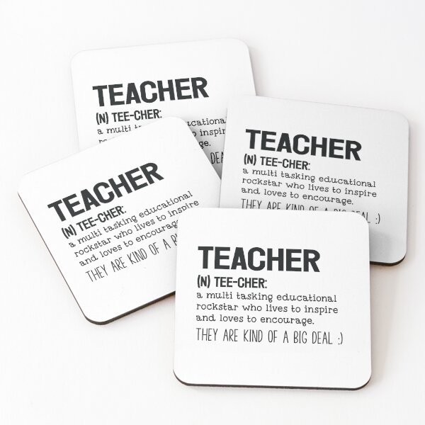 Item preview, Definition of A Teacher, Kind of a Big Deal, Inspirational Teacher Quote, Teacher Appreciation designed and sold by andieartco.