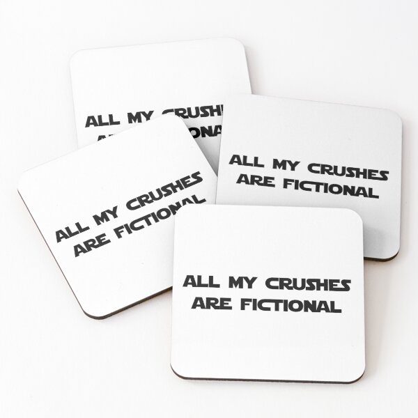 Item preview, My Crushes Are Fictional :(  designed and sold by Shea Sketches.