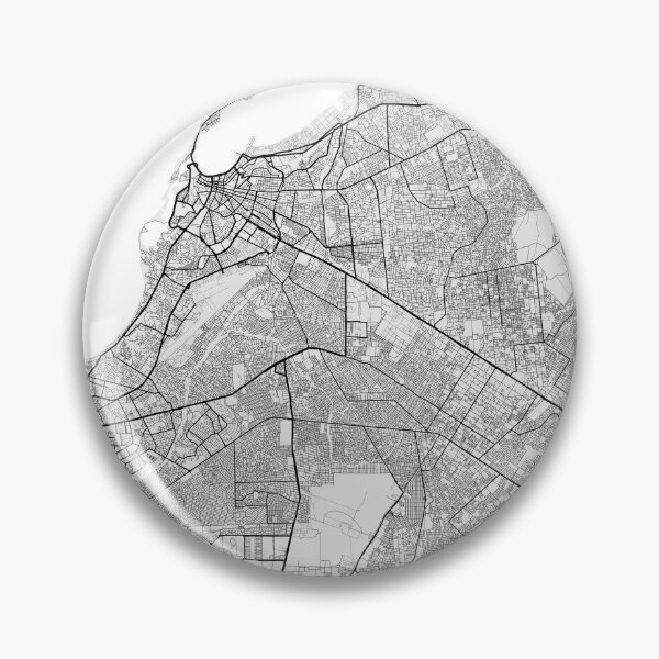Item preview, Luanda City Map of Angola - Light designed and sold by deMAP.