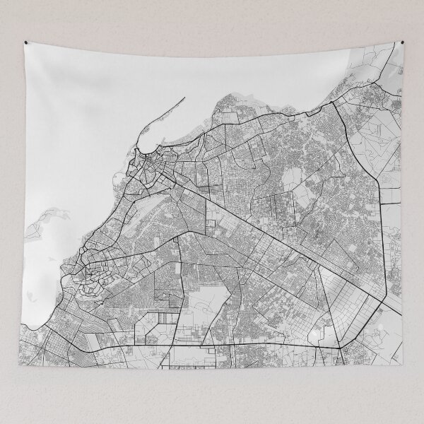 Item preview, Luanda City Map of Angola - Light designed and sold by deMAP.