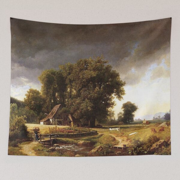 Item preview, Albert Bierstadt's Westphalian Landscape designed and sold by mosfunky.