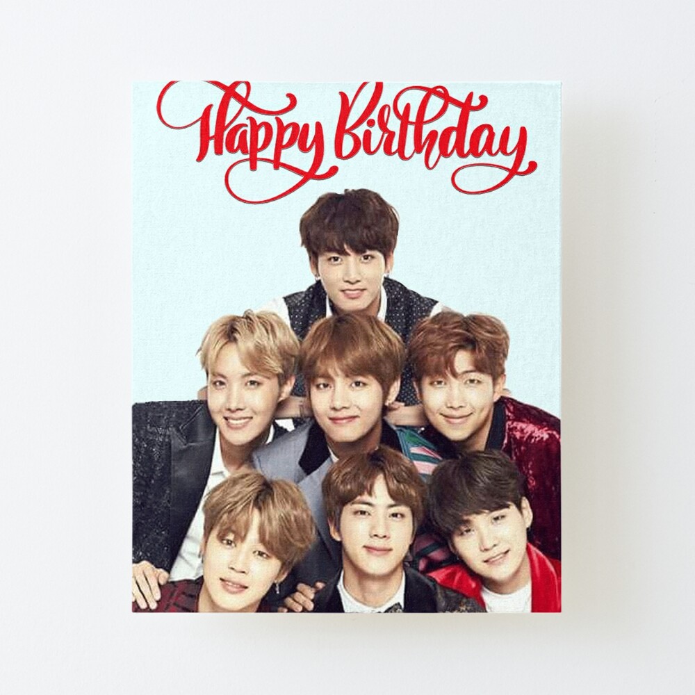 Happy Birthday' BTS - 8 Art Print for Sale by Niyuha