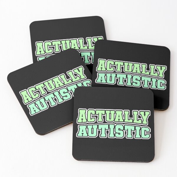Item preview, Actually Autistic Autism Awareness Preppy Green Neurodivergence designed and sold by cashewdays.