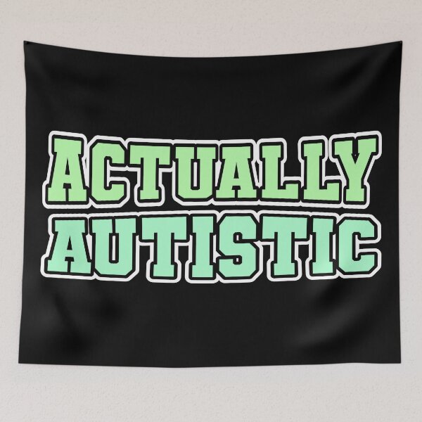 Item preview, Actually Autistic Autism Awareness Preppy Green Neurodivergence designed and sold by cashewdays.