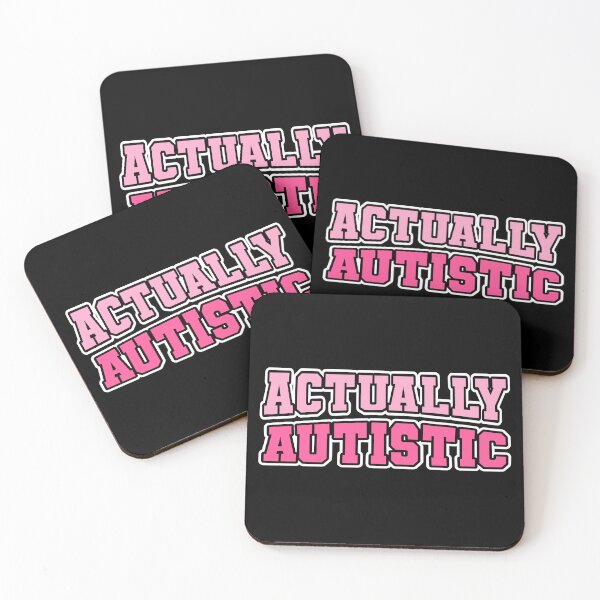 Item preview, Actually Autistic Autism Awareness Preppy Pink Neurodivergence designed and sold by cashewdays.