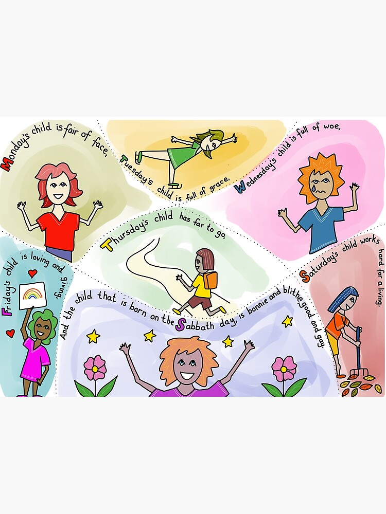 Monday's Child - Poem by AlisonHazelArt