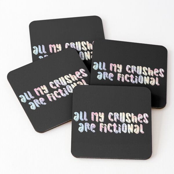 Item preview, All My Crushes Are Fictional :( tie dye version 3.0 designed and sold by Shea Sketches.