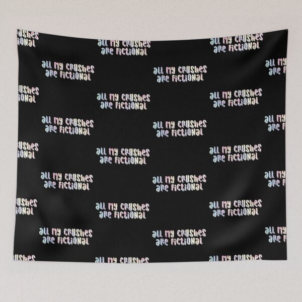 Item preview, All My Crushes Are Fictional :( tie dye version 3.0 designed and sold by Shea Sketches.