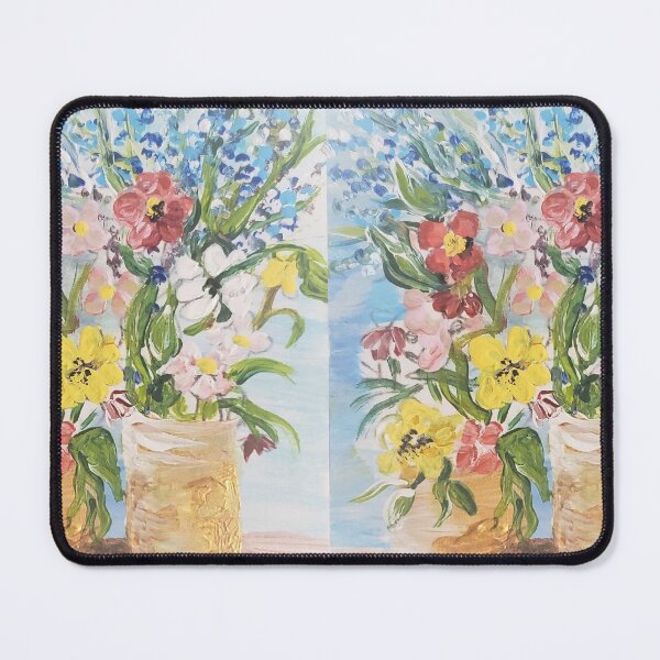 Item preview, Bouquets in Gold Vases designed and sold by EloiseArt.