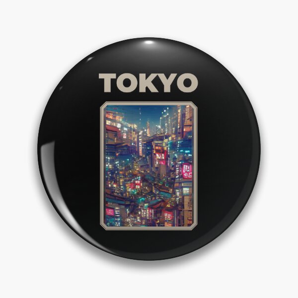 Item preview, Tokio Ciencia ficción Ciudad Noche Luces Abstracto Japonés Anime designed and sold by patricklevar.