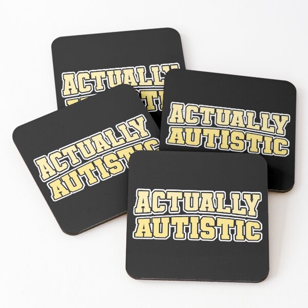 Item preview, Actually Autistic Autism Awareness Preppy Yellow Neurodivergence designed and sold by cashewdays.