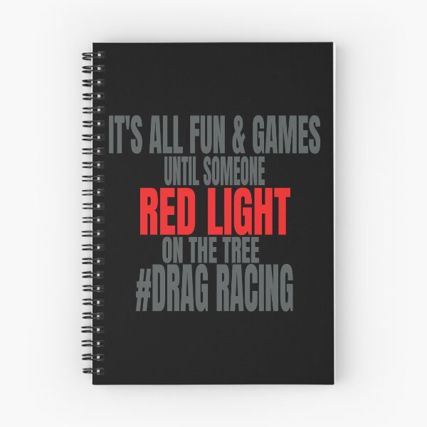 Item preview, Its All Fun and Games Until Someone Red Light On The Tree Drag Racing Tree Racer Christmas Tree designed and sold by CarantinedChaos.