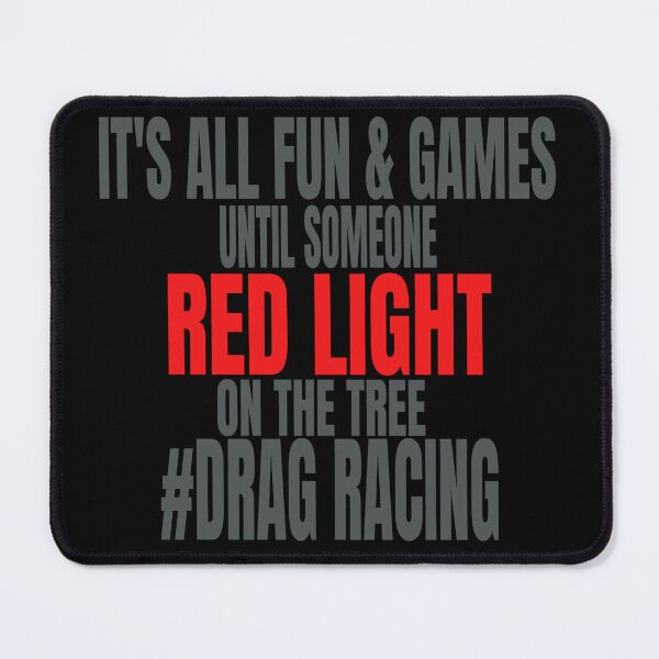 Item preview, Its All Fun and Games Until Someone Red Light On The Tree Drag Racing Tree Racer Christmas Tree designed and sold by CarantinedChaos.