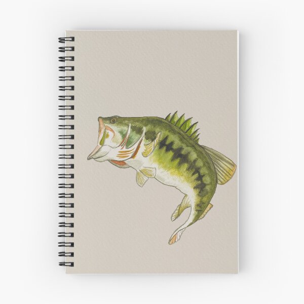 Item preview, LargeMouth Bass Watercolor designed and sold by scottyy.