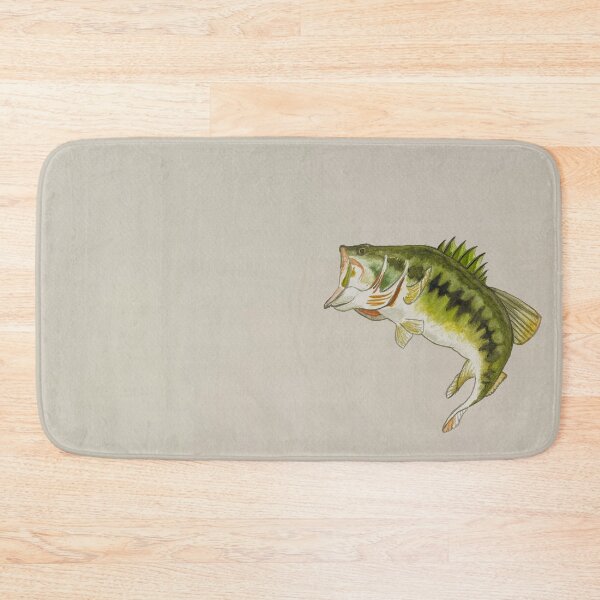 Item preview, LargeMouth Bass Watercolor designed and sold by scottyy.