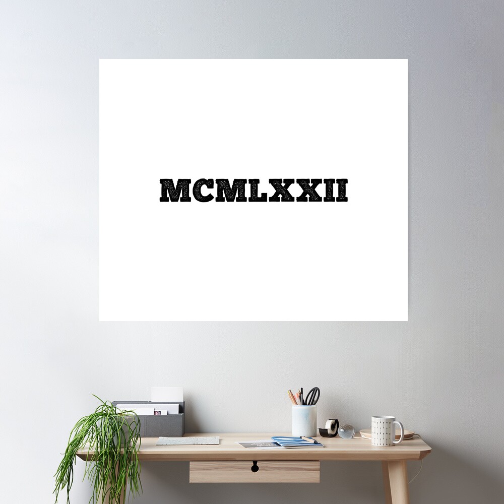 1972 Roman Numerals