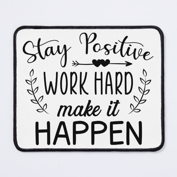 Item preview, Motivational graphic design stay positive designed and sold by dreamwearprints.