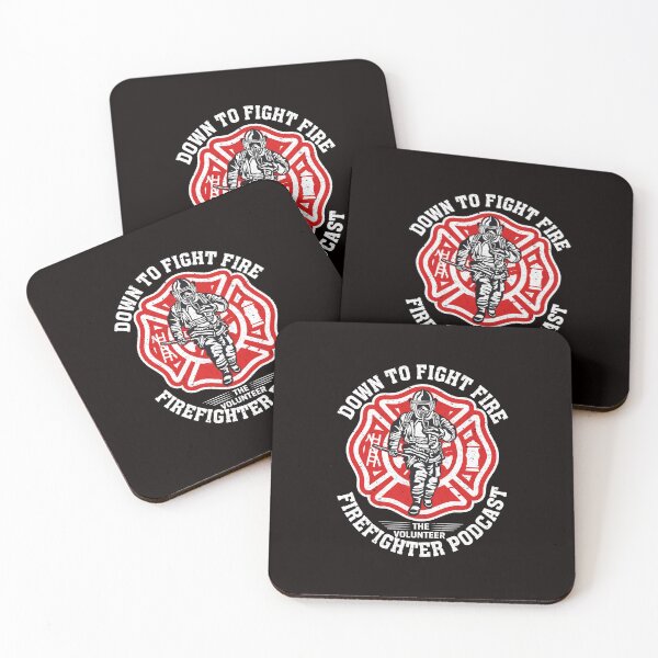 Item preview, Down To Fight Fire The Volunteer Firefighter Podcast designed and sold by verdecuddly.