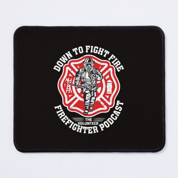 Item preview, Down To Fight Fire The Volunteer Firefighter Podcast designed and sold by verdecuddly.