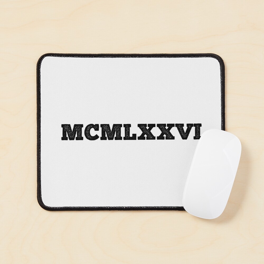 1972 Roman Numerals