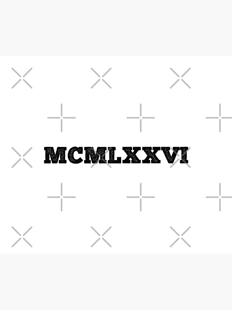 1976 Roman Numerals | Poster